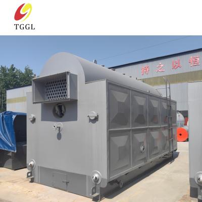 China Caldeira de carvão de queima manual série DZH 89% de eficiência Caldeira de vapor de biomassa movida a carvão à venda