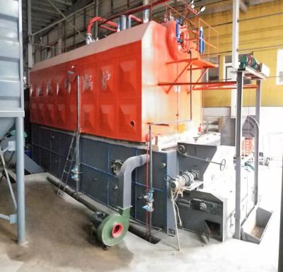 China 82% Thermal Efficiency Biomass Coal Fired Steam Boiler Double Cylinder for sale