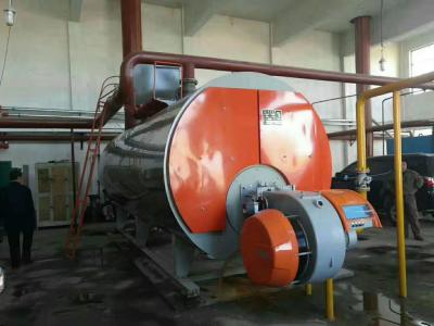 China Oil Gas Atmospheric Pressure Hot Water Boiler Low Noise WNS Type for sale