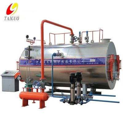 China Skid Mounted Commercial Steam Boiler 6.8t-62t Steam Heat Boiler for sale