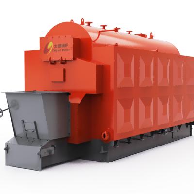 Chine 1-20t/h de capacité de chaîne de grille de chaudière à vapeur à biomasse à température de conception de 194°C à vendre