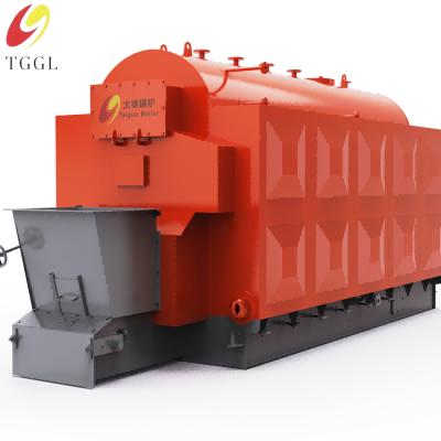 China Biomass commercial steam boiler chain grate uniformly charged Te koop