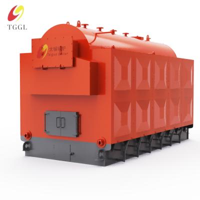 China Forma estructural horizontal de la caldera de carbón Manual de operación y sistema de control PLC en venta