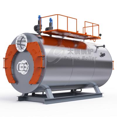 China Temperature 85-115C Gas-Fired Hot Water Boiler Q235B For Light Oil Fuel for sale