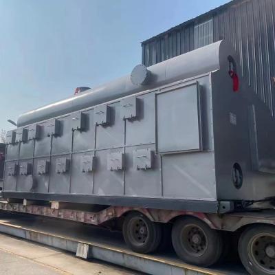 China 20 Ton Double Drum Industrial High Pressure Gas Oil Fired Szs Steam Boiler à venda