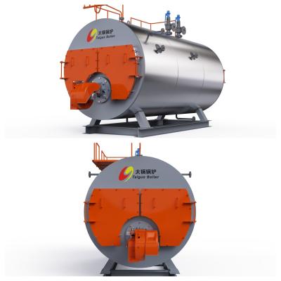 Китай 10t/h Gas Horizontal Steam Boiler Low Heat Loss Sufficient Power Multiple Safety Protection продается