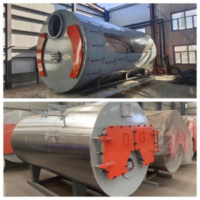 China The atmospheric pressure horizontal hot water boiler has the high efficiency of all wet back three return for sale