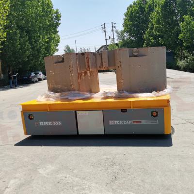 China Carga pesada de 10 toneladas de batería con control remoto del carrito de transferencia en venta