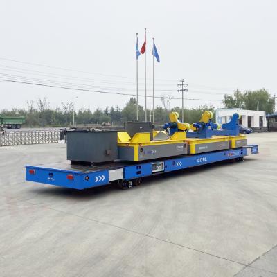 China Pipeline Electric Transfer Trolley 1T-300T Industrial Transfer Trolley for sale