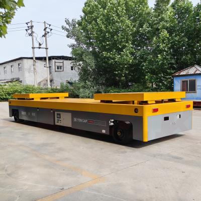 China Hydraulic Material Transfer Carts 30 Tons Industrial Transfer Trolley for sale