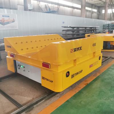 China Electric Rail Transfer Cart Battery Powered Heavy Duty Material Handling Carts for sale