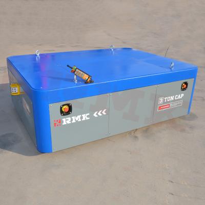 China 3 Ton Steel Pipe Transfer Cart Hydraulic Battery Operated Transfer Trolley for sale