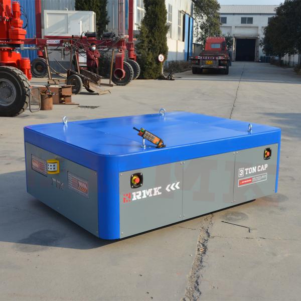 Quality 3 Ton Steel Pipe Transfer Cart Hydraulic Battery Operated Transfer Trolley for sale