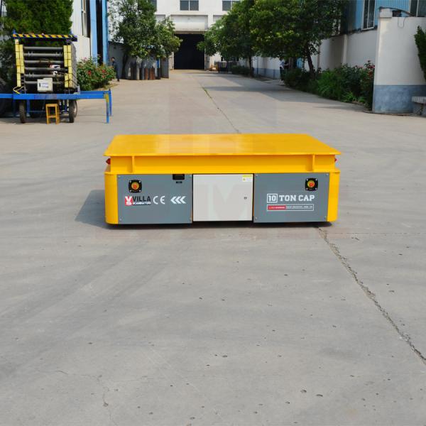 Quality Material Movement Transport Cart 10 Tons Trackless Battery Operated Transfer for sale