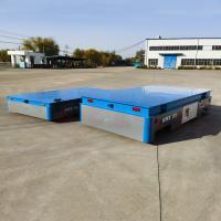 Quality 150t Material Transfer Cart Polyurethane Coated Rubber Wheel for sale