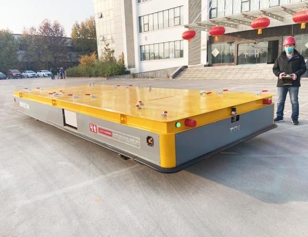 Quality Omni Directional Industrial Steel Pipe Electric Transfer Cart Heavy Load for sale