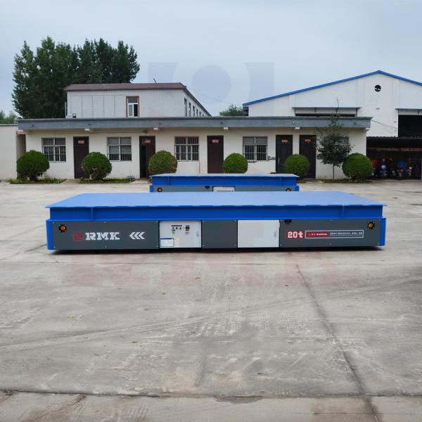 Quality Differential Steering Remote Trolley Transfer 20T Steel Cart Transfer for sale