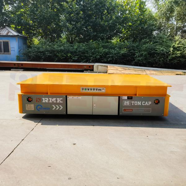 Quality 25T Electric Transfer Cart PLC Coil Transfer Trolley Electromagnetic Brake for sale