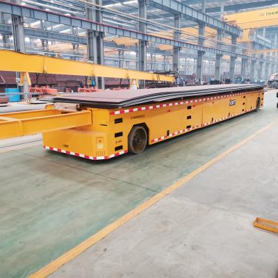 China Heavy 80T Transport Platform Lithium Battery Transfer Cart for sale