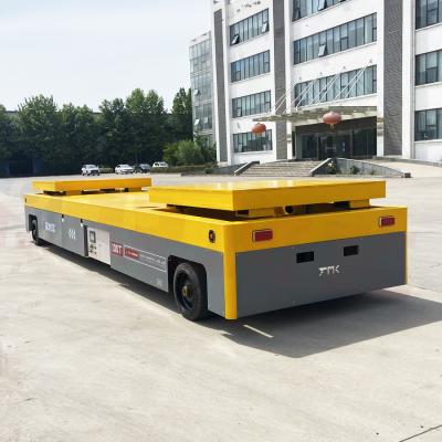 China 100T Battery Transfer Cart Trackless Industrial Transportation Equipment for sale