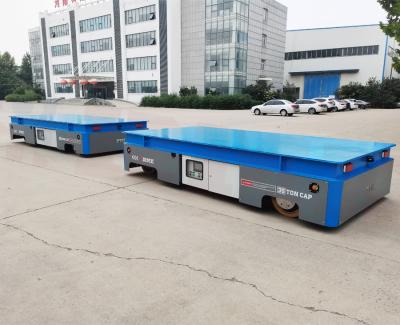 China 30T Industrial Transfer Cart Heavy Battery Operated Transfer Trolley for sale