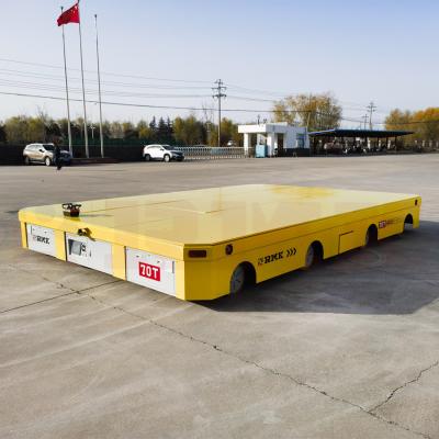China Vertical And Horizontal Movable Transport Cart 160T Trackless Transfer Trolley for sale