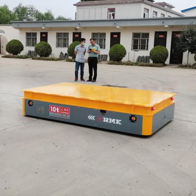 China Rebar 10Tons Transfer Wagon Motorized Transfer Trolley Customized for sale