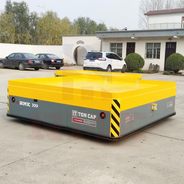Quality 17 Tons Heavy Duty Transport Trolley Concrete Product Transport Cart for sale