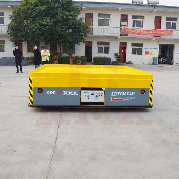 Quality 17 Tons Heavy Duty Transport Trolley Concrete Product Transport Cart for sale