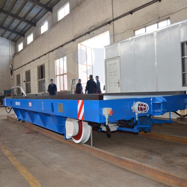 Quality Cable Drum Track Transfer Trolley Industrial 50T Die Transfer Cart for sale