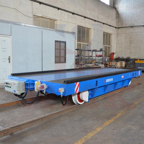 Quality Cable Drum Track Transfer Trolley Industrial 50T Die Transfer Cart for sale