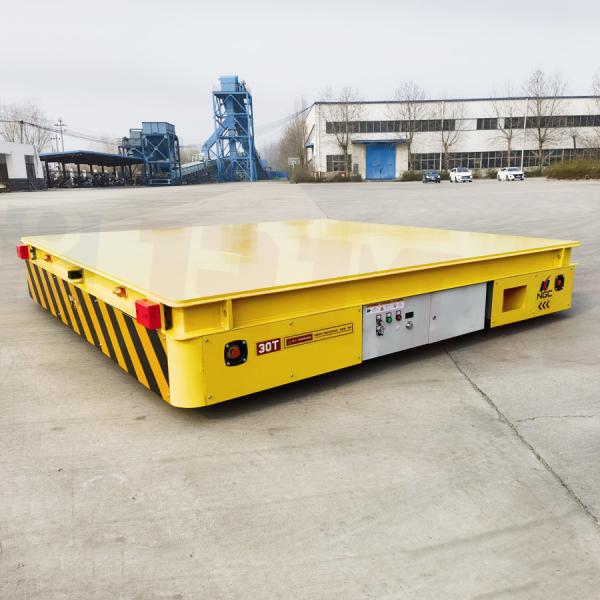 Quality 30 T Trackless Transfer Cart Omnidirectional Industrial Transfer Trolley for sale