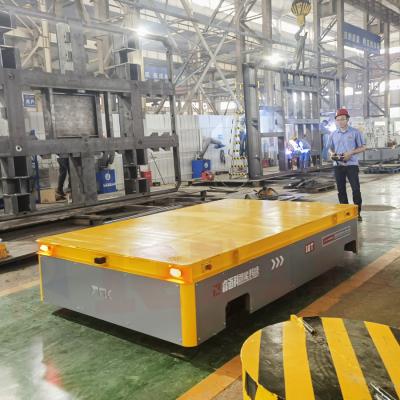 China Battery 10T Mould Transfer Trolley Remote Control Transfer Cart for sale