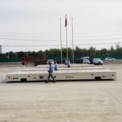 China Carrinhos motorizados de manuseio de material pesado de 15T Movimento omnidirecional à venda