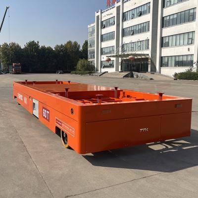 China 80Tons Industrial Trailers With Polyurethane Wheel For Warehouse Factory for sale