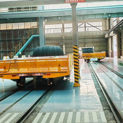 China 10T Rail Transfer Cart Industrial Rail Cart Material Handling Tool Equipment for sale