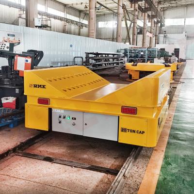 China Concrete Structure Rail Transfer Cart Flatbed Electric Rail Cart for sale