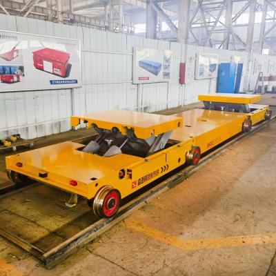 China Scissor Lifting Agv Carts Mold Agv Transfer Cart Heavy Load for sale