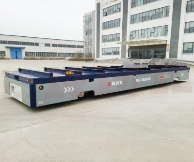 China 25000kg Heavy Duty Steel Pipe Transportation Frame Electric Transfer Cart for sale