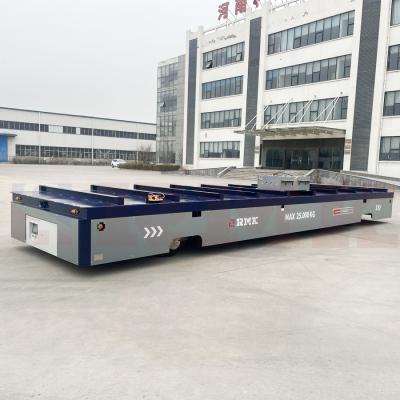 China 25000kg Heavy Duty Steel Pipe Transportation Frame Electric Transfer Cart à venda