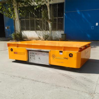 China Battery Operated Remote Control 10 Tons Hydraulic Lift Pallet Transfer Cart en venta