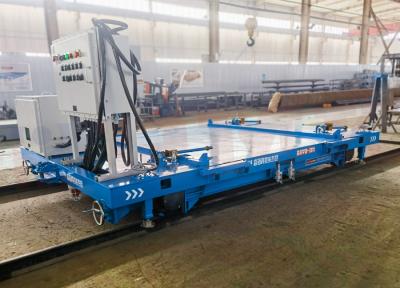 China Heavy Load 15 Tons Explosion Proof Automatic Industrial Rail Transfer Cart for sale