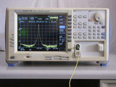 China Ando AQ6317B Optical Signal Analyzer 50GHz Color LCD Display Data Analysis for sale