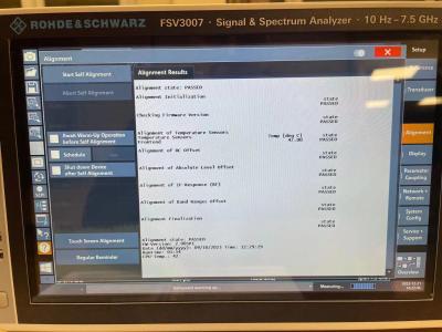 China Rohde & Schwarz FSV3007 Signal And Spectrum Analyzer 10 Hz To 7.5 GHz With Touchscreen Te koop