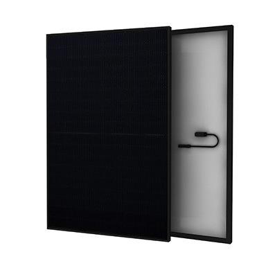 China Módulos solares pretos monofaciais tipo N monop painel solar de 400 watts à venda