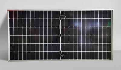 China Módulo fotovoltaico HJT 166 mm 144 células 400 watts painéis solares estrutura em liga de alumínio à venda