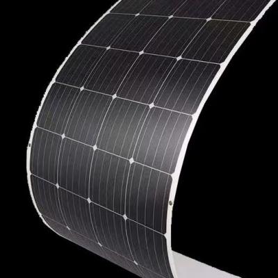 China Black Bifacial N Type PV Module Flexible PV Solar Panels With Dual Glass for sale
