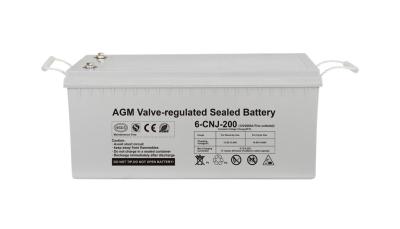 China Valve Regulated Sealed Battery 12V200AH,High Capacity Lead Acid Battery for Renewable Energy Storage Te koop