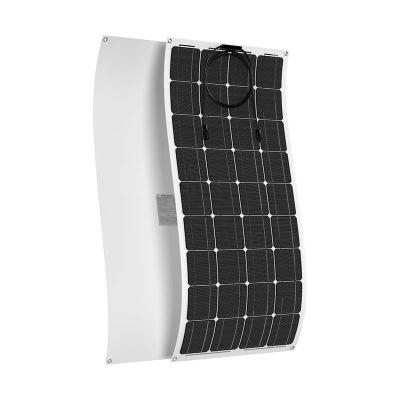 China Flexible Solar Panel 120 Watts Power Output for Lightweight Roofs Boats BIPV Customer Requirements à venda