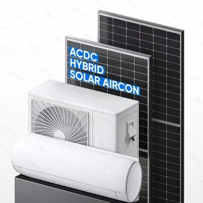 China AC/DC 12000BTU Solar Air Conditioner System on Grid for Home Complete Set Price for sale
